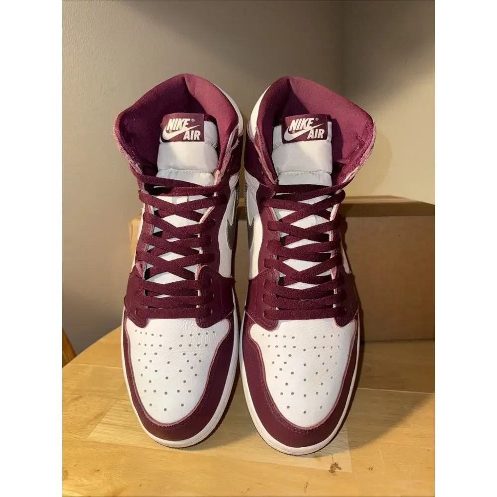 Men’s 13 Air Jordan 1 High Bordeaux Size 13 Pre Owned No Box